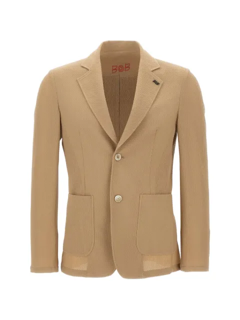 BOB Golden mesh-fabric blazer Neutrals P26GOLDEN1T1BEIGE