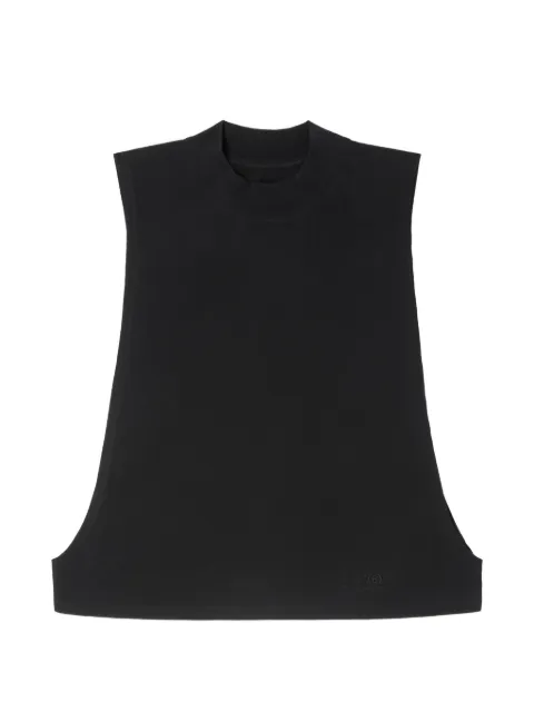 MM6 Maison Margiela cotton jersey sleeveless top Black S52NL0076M20048