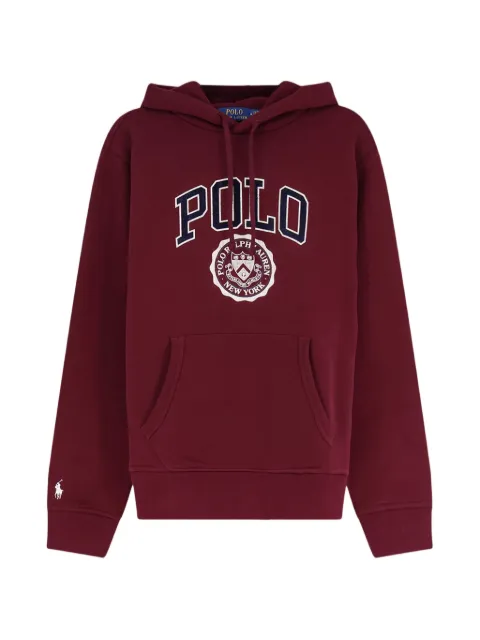 Polo Ralph Lauren logo-print drawstring hoodie Red 710B26149005
