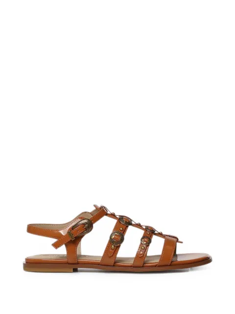 PINKO embellished buckled sandals Brown SD0469E037