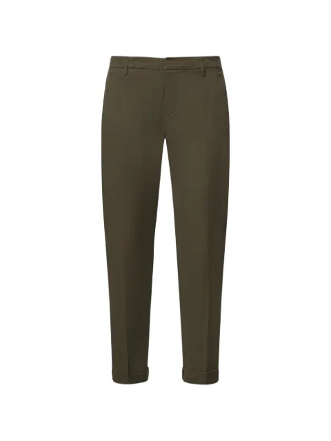 DONDUP Gaubert slim-fit turn-up chino trousers Green UP235GSE046UPTDDUS26