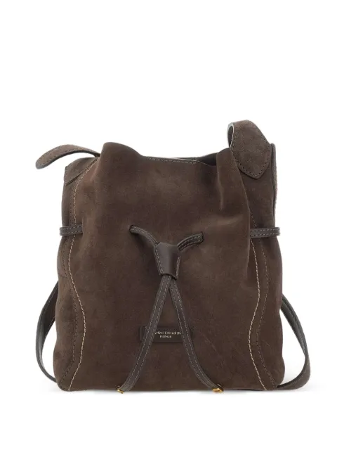GIANNI CHIARINI Sienna contrast-stitch crossbody bag Brown BS11786CMPL