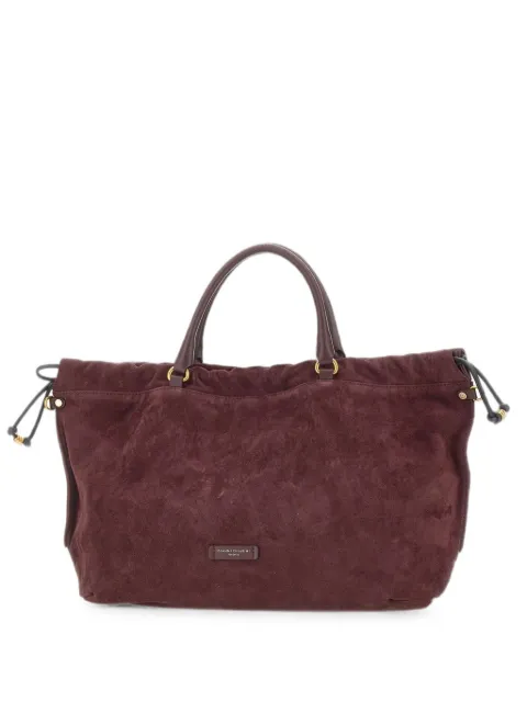 GIANNI CHIARINI Morgana suede tote bag Red BS12261CMPLA