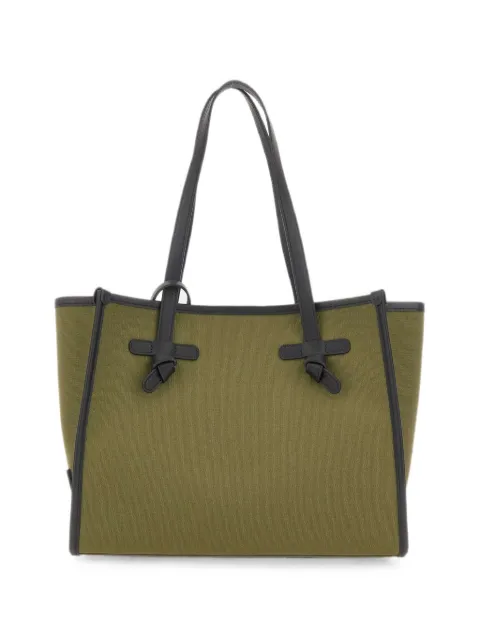 MARCELLA CLUB Marcella contrast-trim tote bag Green BS6849COMMCNVSE