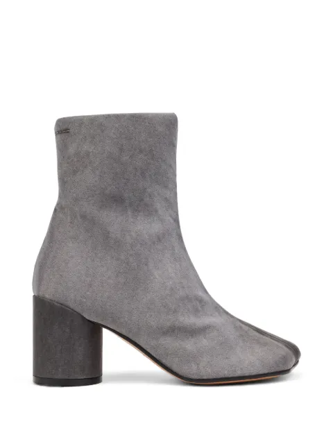 MM6 Maison Margiela Anatomic satin ankle boots Grey S59WU0270P7807