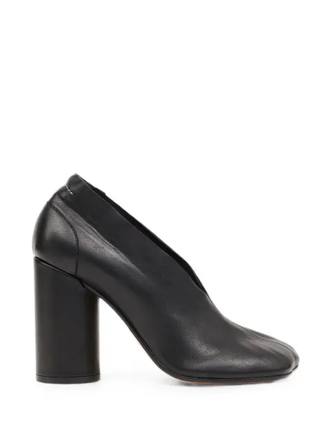 MM6 Maison Margiela nappa leather Anatomic court shoes Black S59WL0107P7557
