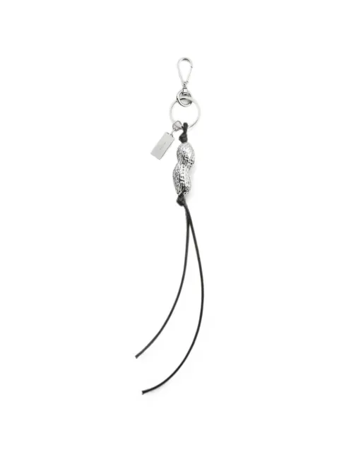 MM6 Maison Margiela leather lanyard keyring Silver SM6UA0026P9209
