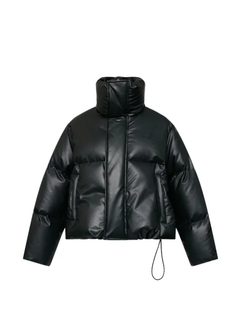 MM6 Maison Margiela padded faux leather jacket Black S52AM0368M36016