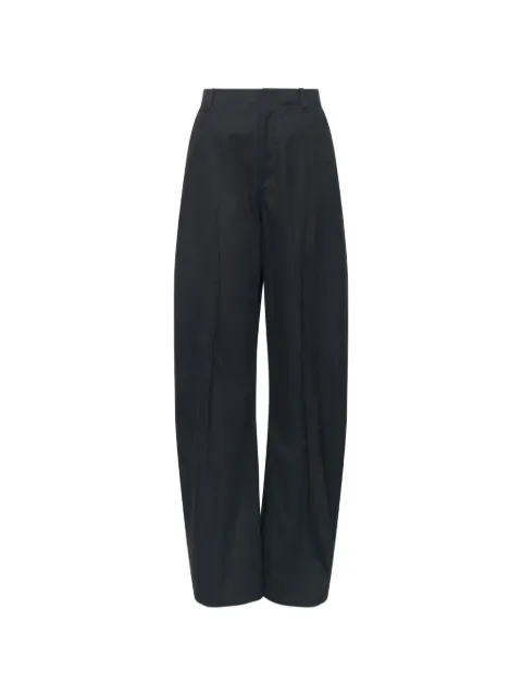MM6 Maison Margiela light cotton twill wide-leg trousers Black S52KA0582M36019900