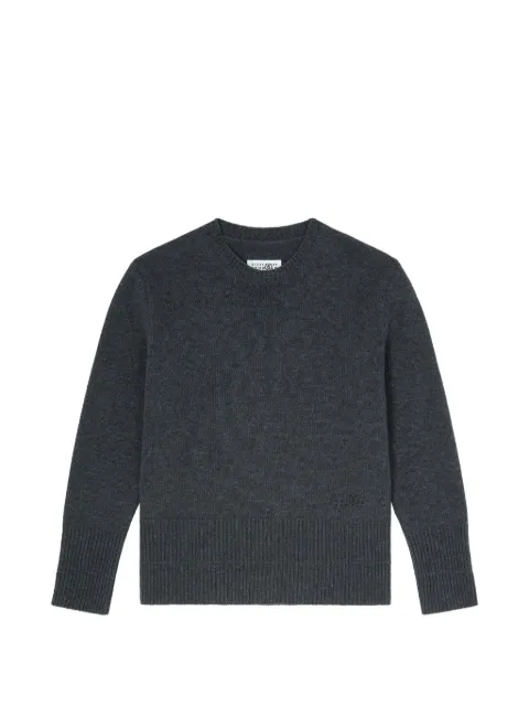 MM6 Maison Margiela wool crew-neck sweater Grey SH0HL0043M13287