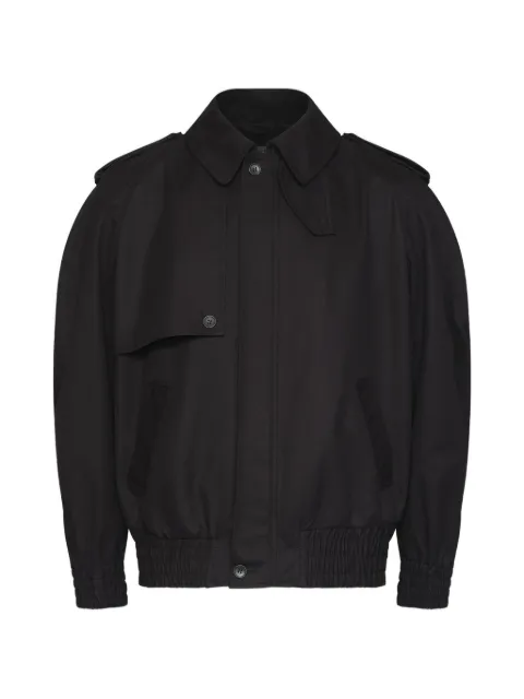 MM6 Maison Margiela cotton twill jacket Black SH0AM0103M36019