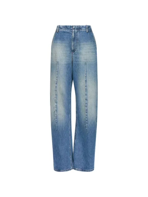 MM6 Maison Margiela faded pleated jeans Blue S52KA0567M30058