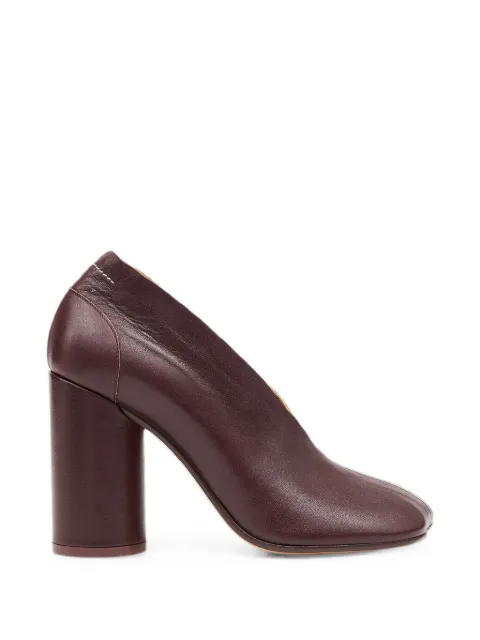MM6 Maison Margiela nappa leather Anatomic court shoes Purple S59WL0107P7557