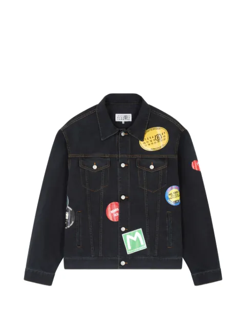 MM6 Maison Margiela denim trucker jacket Blue SH0AM0105M30064