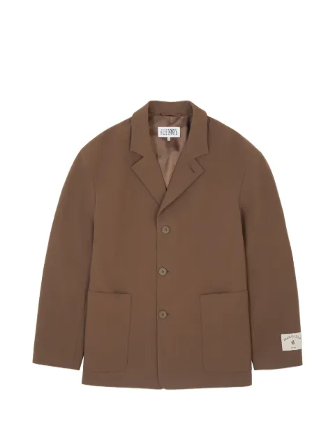 MM6 Maison Margiela wool blend suit jacket Brown SH0BN0034M36020