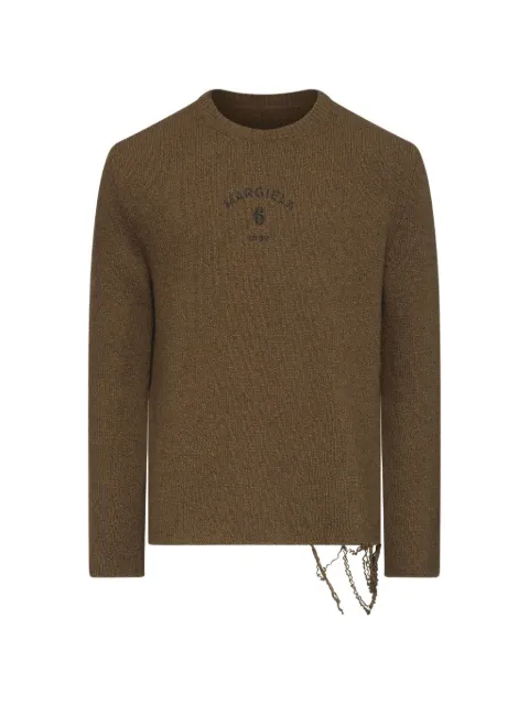 MM6 Maison Margiela wool-blend jumper Brown SH0HL0049M13283