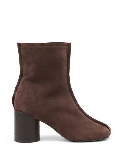 MM6 Maison Margiela suede anatomic stitch toe ankle boots Brown S59WU0276P6385
