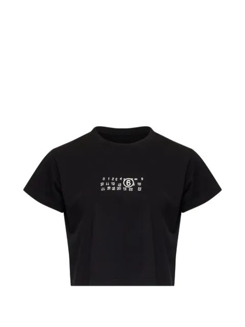 MM6 Maison Margiela logo-print T-shirt Black S52GC0369M20258