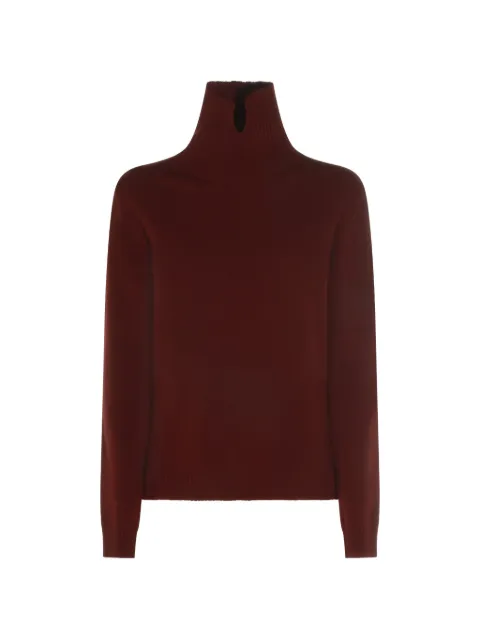 Jil Sander ribbed high-neck sweater Red J02GP0271J14870611