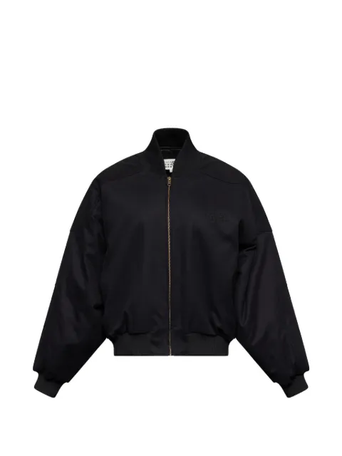 MM6 Maison Margiela cotton twill jacket Black S52AM0369M36019