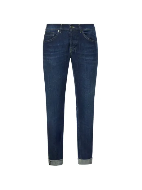 DONDUP logo-plaque slim-fit jeans Blue UP232DSH365UMD6