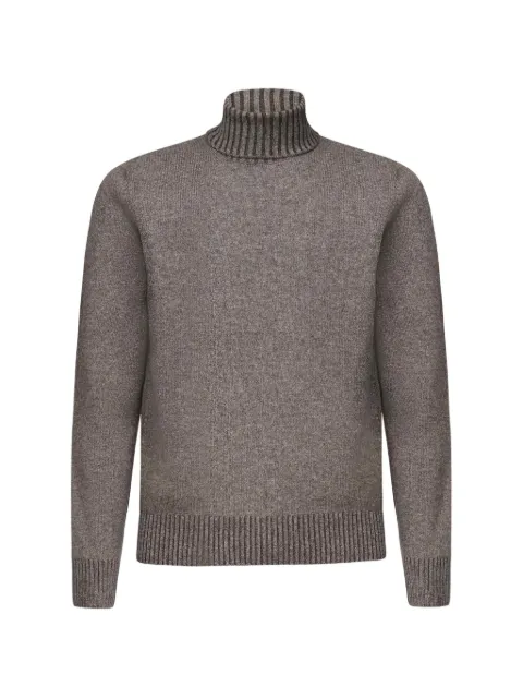 Galiano ribbed-knit roll-neck sweater Brown 311519613039