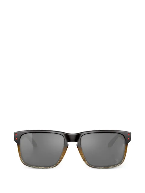 Oakley Holbrook MLB Boston Red Sox square-frame sunglasses Black OO91029102P2