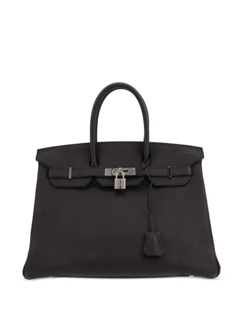 Hermès Pre-Owned 2017 Birkin 35 handbag Black 431607