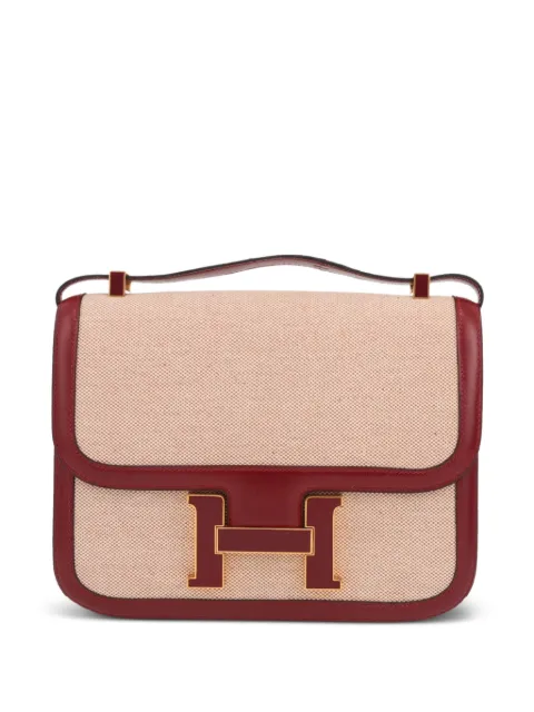 Hermès Pre-Owned 1978 Constance canvas handbag Neutrals 430824