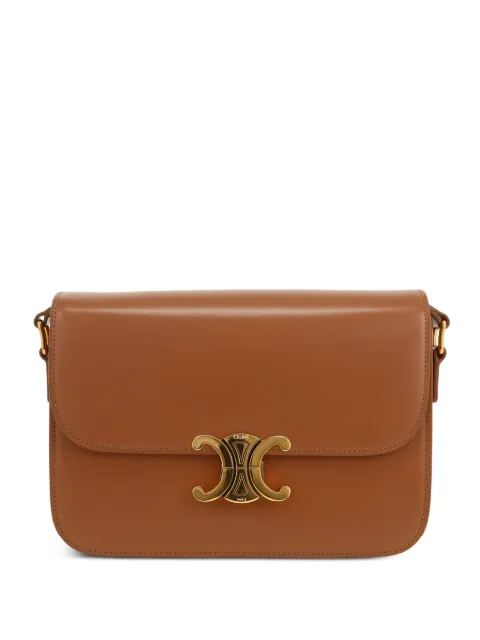 Celine Pre-Owned 2020s Triomphe shoulder bag Brown 423575