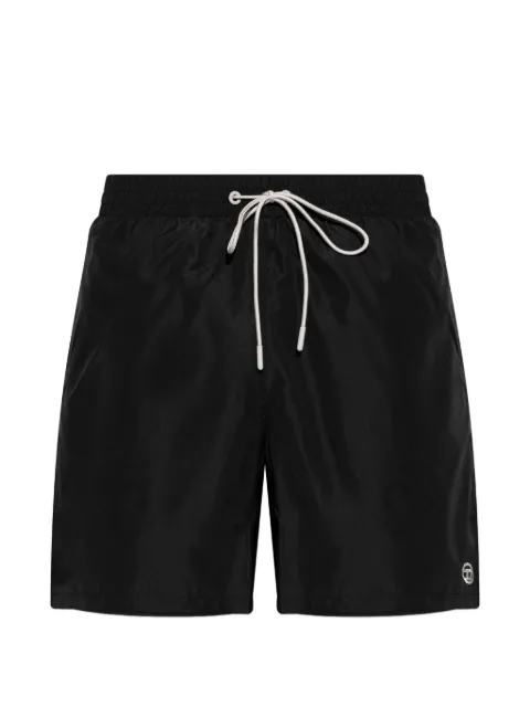 Diesel GEORGE-41-UTLT drawstring logo-patch swim shorts Black A240320BLCV