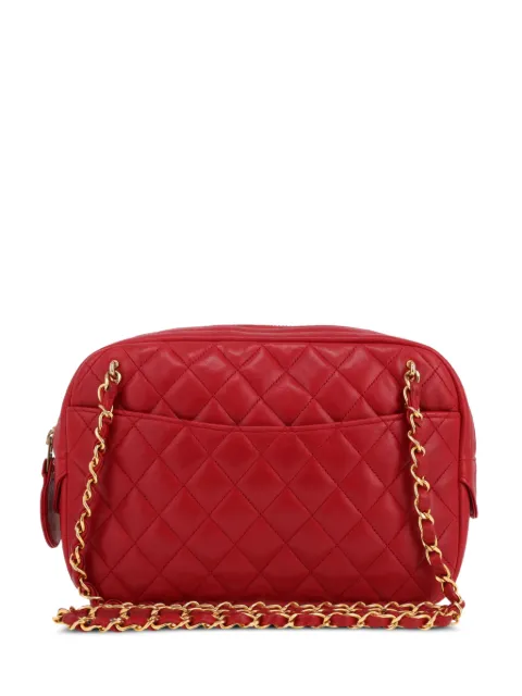CHANEL Pre-Owned 1991 Camera quilted handbag Red 432195
