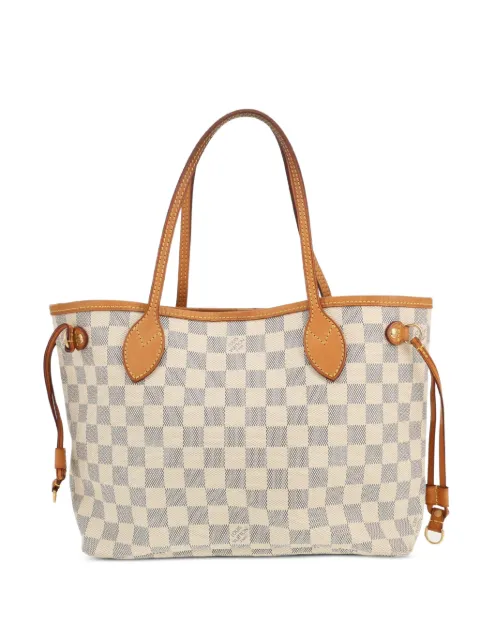 Louis Vuitton Pre-Owned 2011 Neverfull Damier Azur tote bag Neutrals 426228