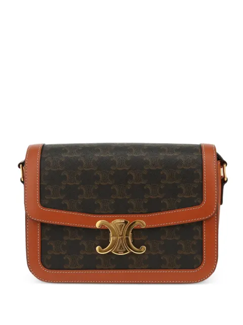 Celine Pre-Owned 2022 Triomphe shoulder bag Brown 425278