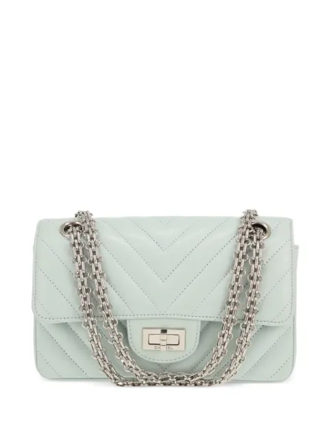 CHANEL Pre-Owned 2.55 mini shoulder bag Blue 422869