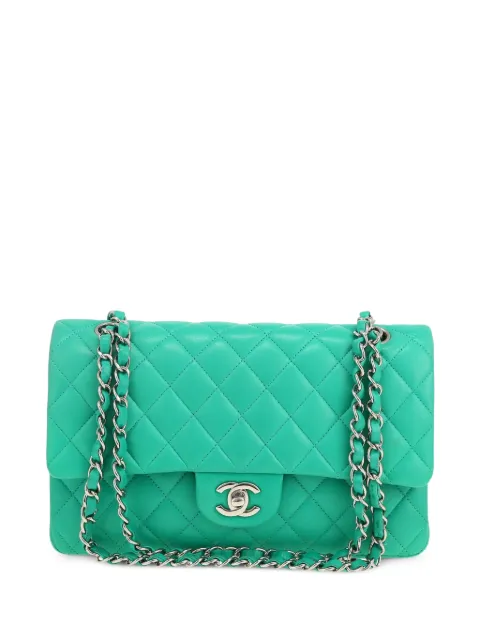 CHANEL Pre-Owned 2012 Timeless Classic shoulder bag Green 420689