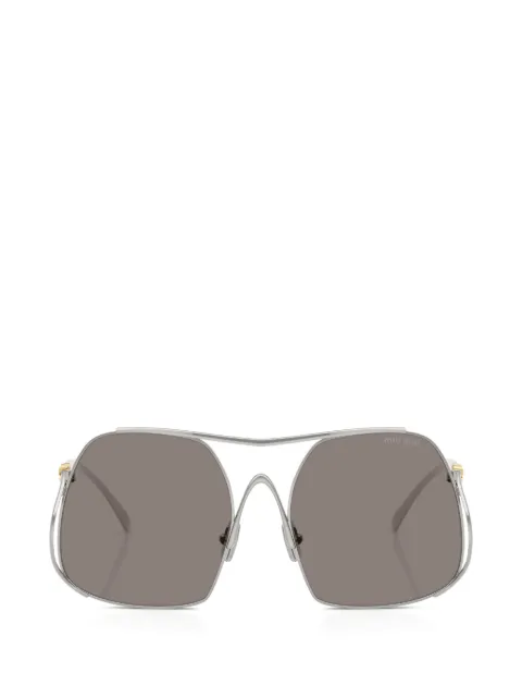 Miu Miu Eyewear square-frame sunglasses Silver SMUA55