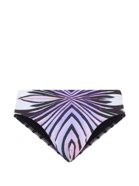 Roberto Cavalli abstract-print swim trunks Purple XRH01GLNM33