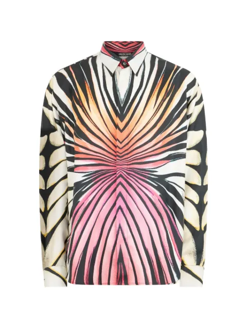 Roberto Cavalli long-sleeve shirt White XRT7204QM33