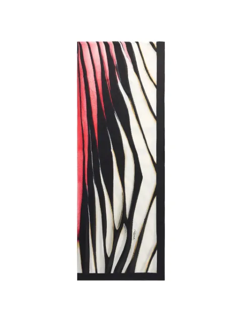 Roberto Cavalli Ray Of Paradise printed stole White XKI006HZM33