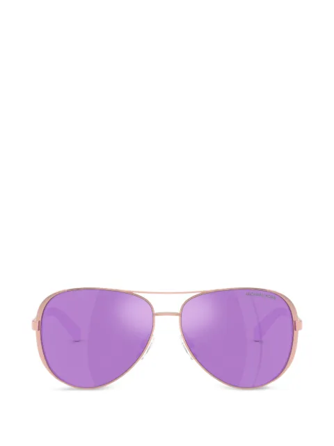 Michael Kors Chelsea pilot-frame sunglasses Pink MK500410034V