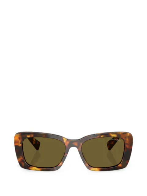 Miu Miu Eyewear rectangle-frame sunglasses Brown SMU07Y14L09Z