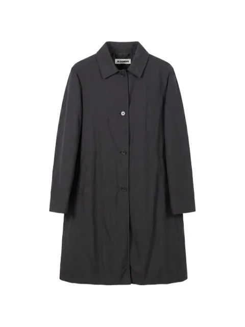 Jil Sander single-breasted button-fastening coat Black J02SW0077J70240