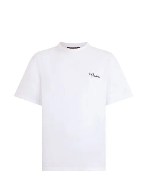 Roberto Cavalli logo-embroidered T-shirt White XRT61HJD060
