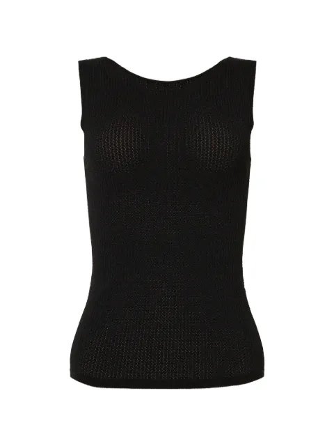 Wolford seamless micro-mesh tank top Black 53475