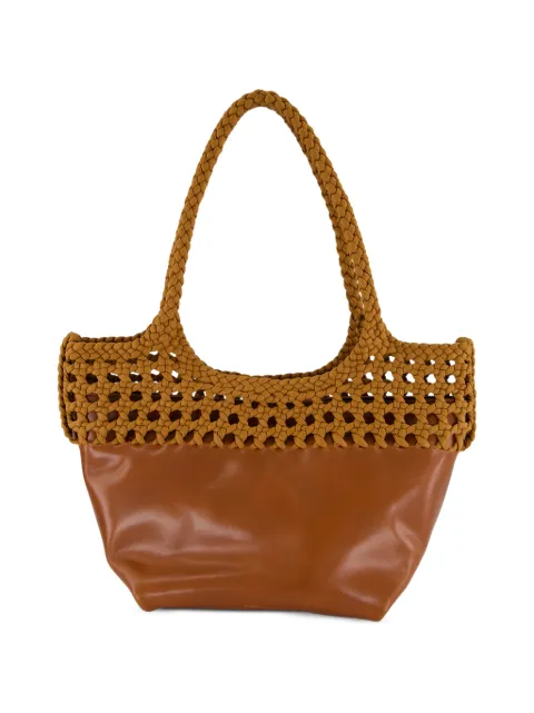Hereu Elma braided shoulder bag Brown ELMAWBS24