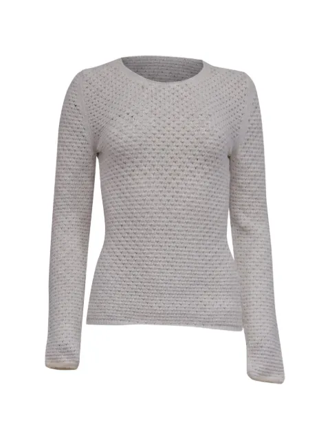 Chloé Vintage crochet-knit sweater Neutrals RFCPUUSCL745134W