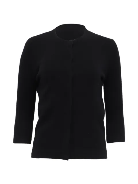 Balenciaga Pre-Owned Knit cardigan Black RFCPUUSCL745120W