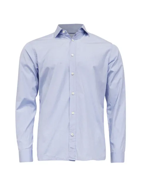Ermenegildo Zegna Vintage Soft Touch button-down shirt Blue RFCPUUSCL743352M