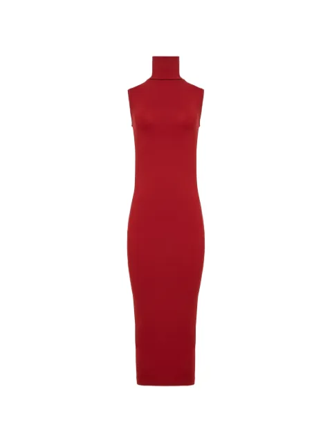 Wolford seamless turtleneck midi dress Red 53612